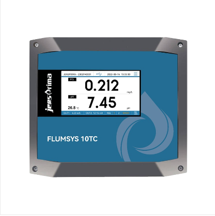 Flumsys 10TC-FP Dual channel on-line residual chlorine/pH analyser